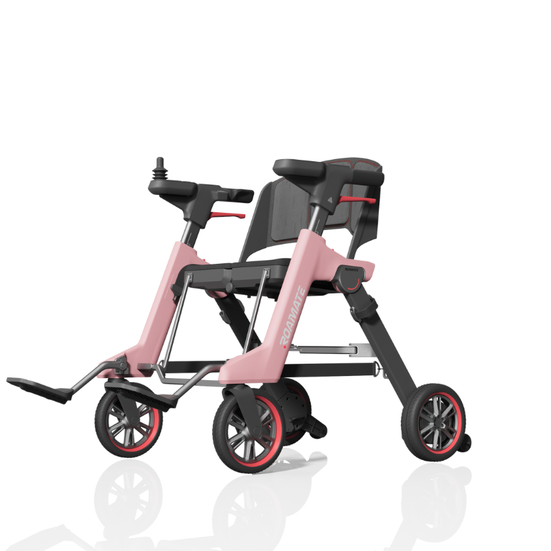 Roamate RMM-01 Lightweight Electric Wheelchair Pink
