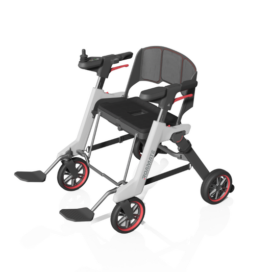 Roamate RMM-01 Folding Electric Wheelchair - White