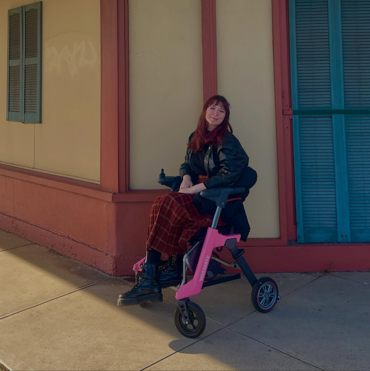 Come try out my new Roamate 3-in-1 power wheelchair!